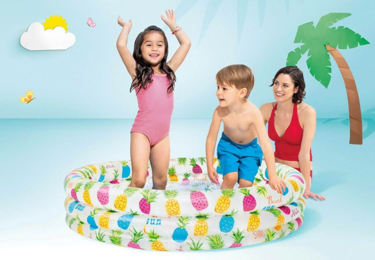 Бассейн надувной детский "Pineapple Splash Pool"   